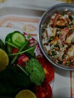 صورة لوصفة قطع دجاج بالخضار للكيتو 😍