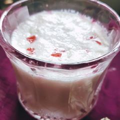 A picture of Almond lassi.