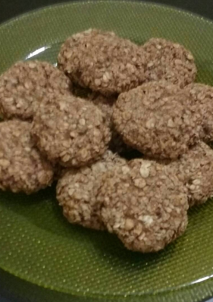 Una foto de Galletas de avena y banana(solo 2 ingredientes)🙆🙆🙆