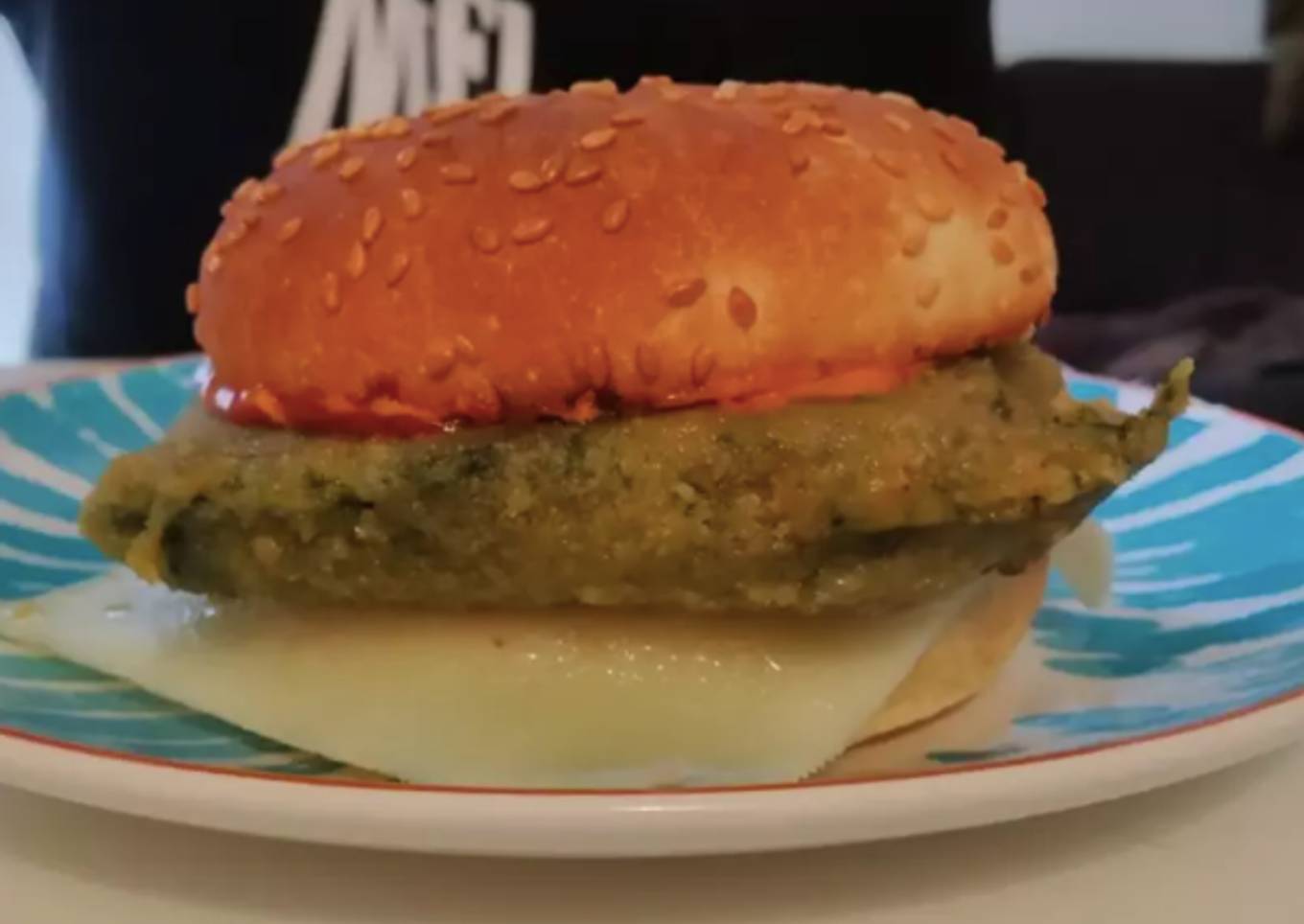 Hamburguesa de espinacas, a mi manera