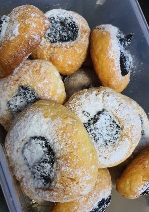 Szilvalekváros kukorica pogácsa recept fotója
