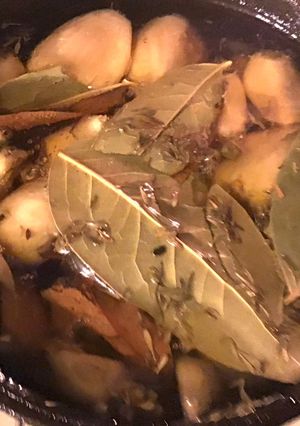 A picture of California Farm Garlic Confit and Puree.