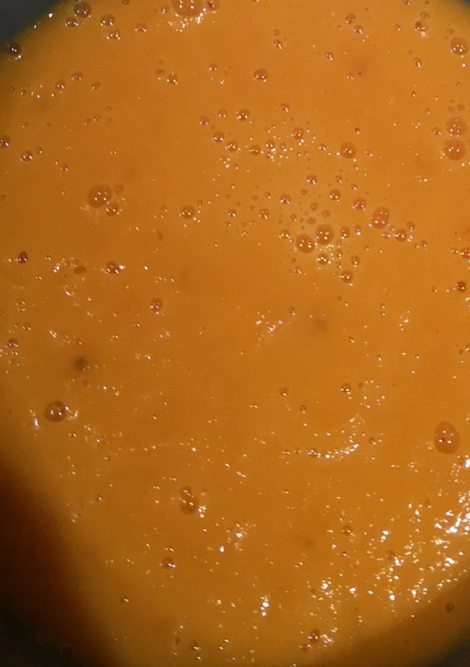 Una foto de Puré de zanahorias