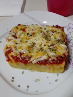 Una foto de Cena súper rápida "tortilla como pizza" 🍕