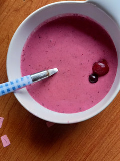 Una foto de Batido de frutas del bosque