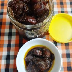Khasi ko masu ko achar / Mutton Pickle A picture of Khasi ko masu ko achar / Mutton Pickle.
