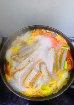 Hình của món Bún chả cá Nha Trang.