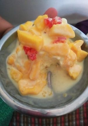 A picture of Mocktail icecream twist.