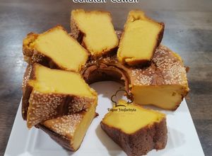Gambar Bingka Labu Kuning Sukatan Cawan
