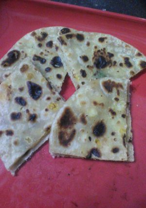 A picture of Split paratha.