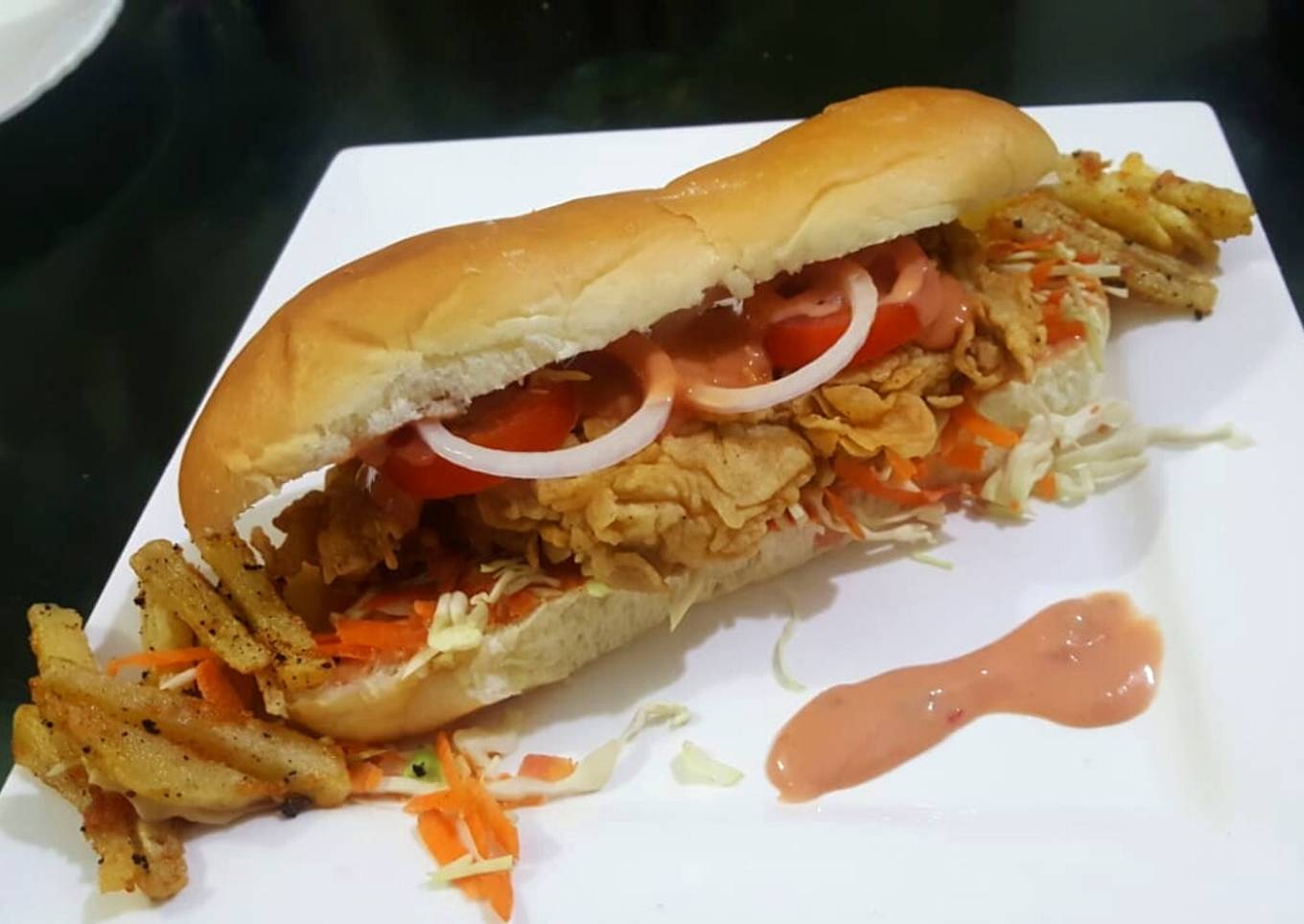 CHICKEN ZINGER BURGER ðŸ˜‹