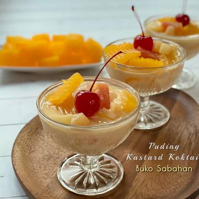 Resipi Puding Kastard Koktail Ala Buko Sabahan Oleh Sesimple Loralin Cookpad