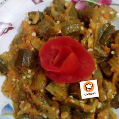 A picture of Masala bhindi.