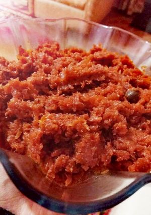 A picture of Gajar ka halwa.