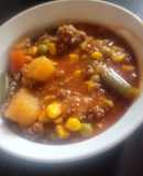 Veggies Soup with Beef