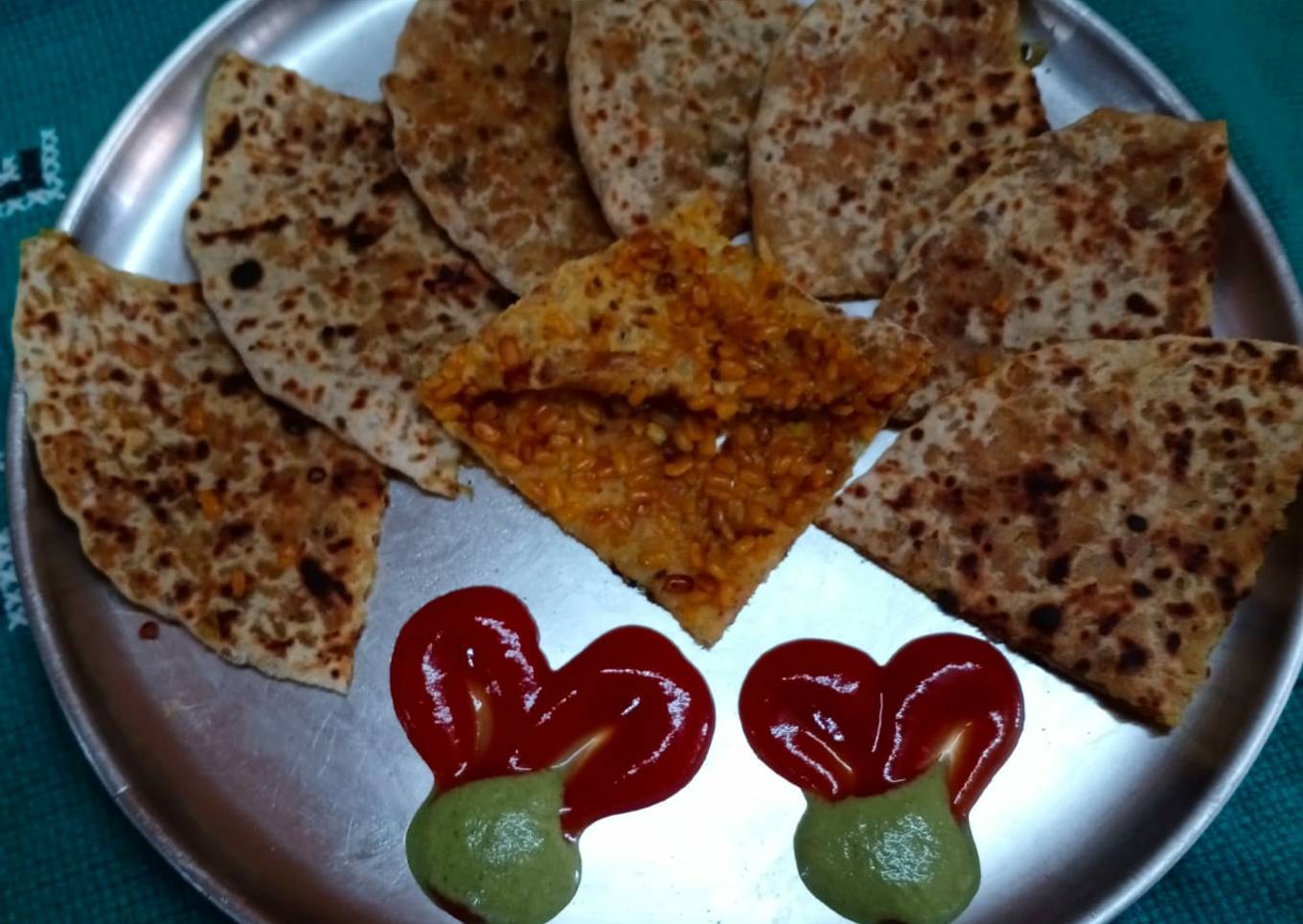 Stuffed Moong Dal Paratha