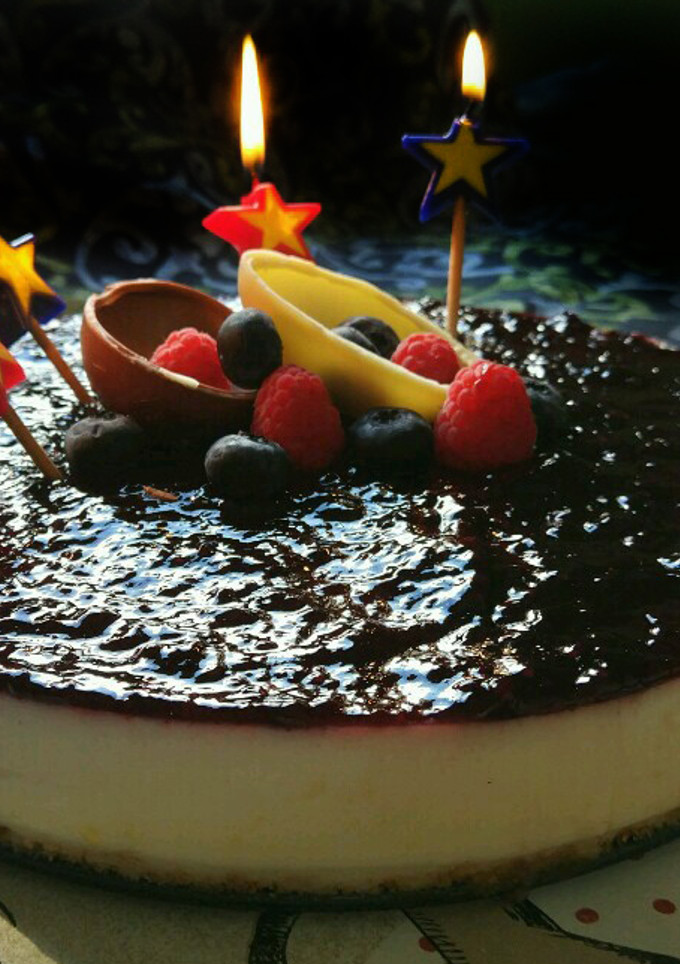 Una foto de Tarta de queso sin horno