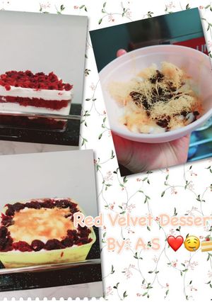Foto resep Red velvet Dessert box