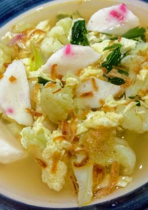 Foto resep Sup telur bakso udang
