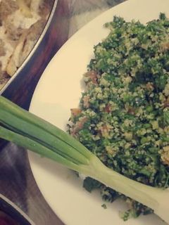 صورة لوصفة التبولة على اصولها 👌🏻💚