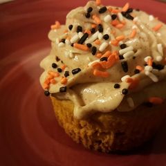 Pumpkin cupcakes A picture of Pumpkin cupcakes.