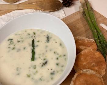 Ready to Serve Asparagus Cream SoupSup Krim Asparagus Very Delicious