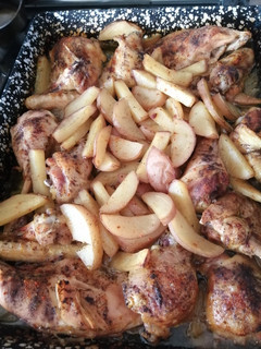 Sajátnevelésű csirke sült recept fotója