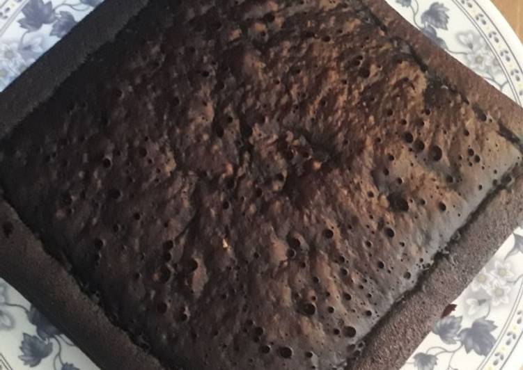 Brownies no mixer no oven