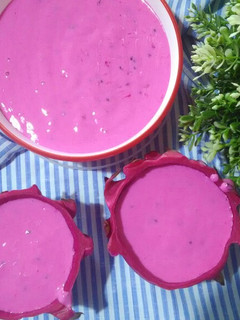 Foto resep Es Cream Buah Naga