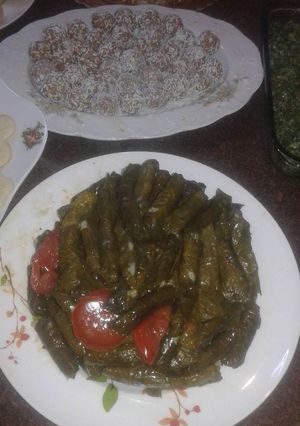 صورة لوصفة ازكى ورق عنب جد جد طيبة كتير(يلنجي)😋😍
