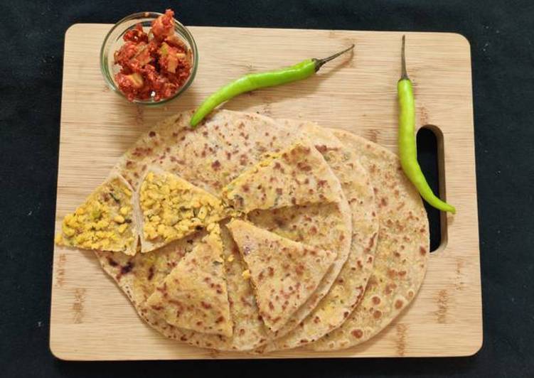 Stuffed Moong Dal Paratha