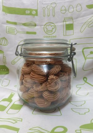 Foto resep Semprit Susu Rasa Coklat