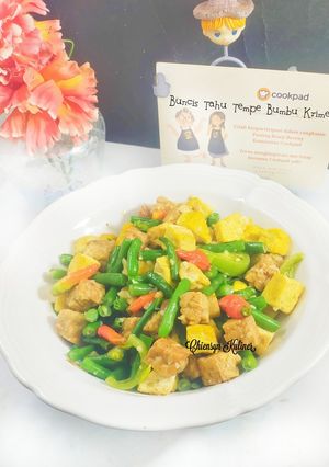Foto resep Buncis Tahu Tempe Bumbu Krimer