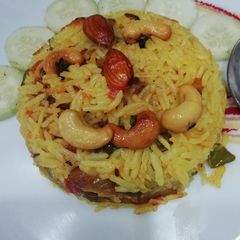 A picture of Shahi Navratan Pulao.