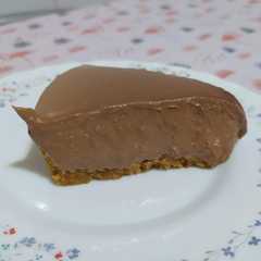 Una foto de Tarta de queso de chocolate (sin horno)