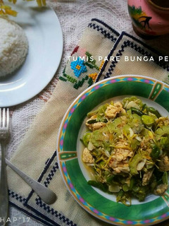 Foto resep Tumis Pare Bunga Pepaya Rebon