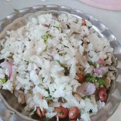A picture of White kanda poha.
