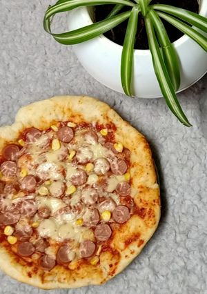 Foto resep Pizza simpel, lembut dan krezz (tanpa diuleni)