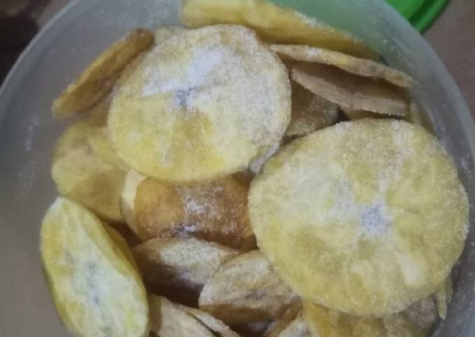 Resep Kripik pisang manis sederhana Resep Kripik pisang manis sederhana