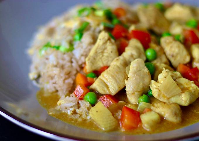 Recipe of Speedy Chicken Chinese curry 🍛