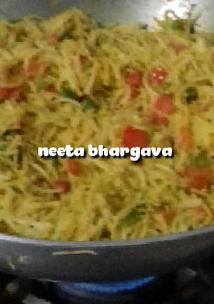 A picture of Vermicelli veggies pulav.