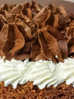 Una foto de Torta chocolate y frambuesa