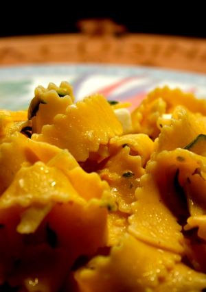 Une photo de Tagliatelle courgette et feta