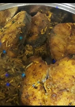 صورة لوصفة مجبوس سمك (كنعد)