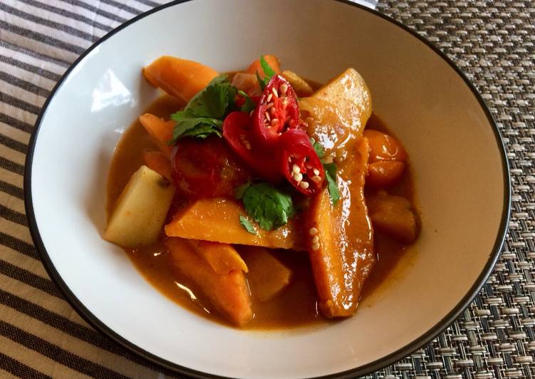 How to Prepare Perfect Root Veg Thai Red Curry