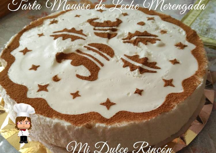 Tarta Mousse de Leche Merengada DELICIOSA!!!!!!!