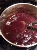 Cherry bourbon glaze