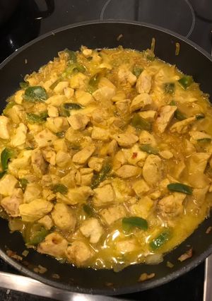 Une photo de Blanc de Poulet cúrcuma