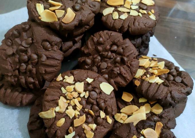 Resep Choco cookies ala GoodTime Anti Gagal