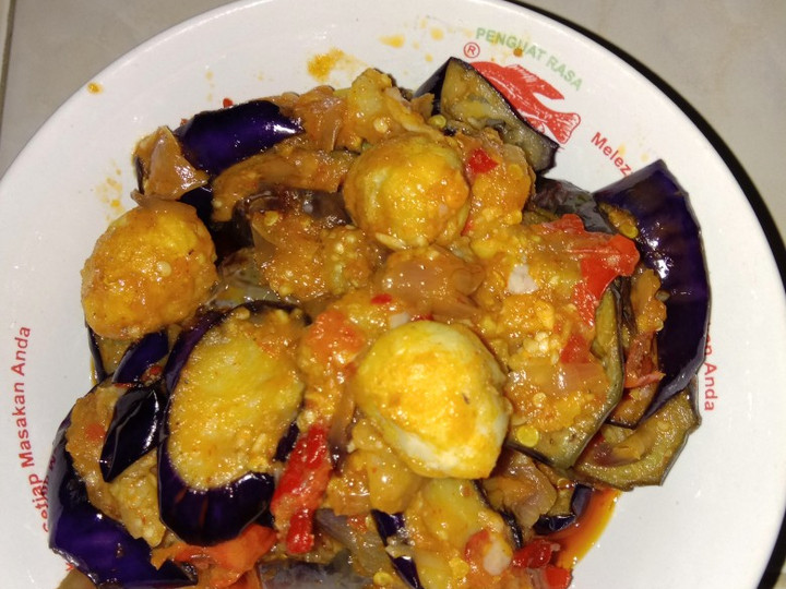 Cara Gampang Membuat Sambal balado terong dan telur puyuh Anti Gagal